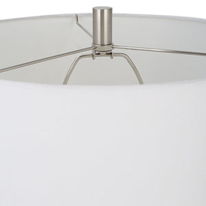 White Wave Ceramic Table Lamp