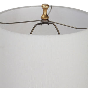 Crystal & Gold Leaf Table Lamp-Set of 2