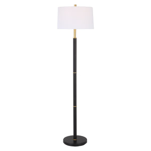 Black with Gold Accent Lamp