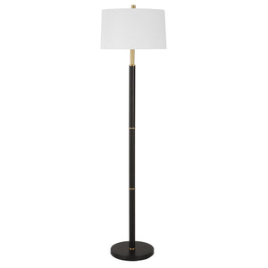 Black with Gold Accent Lamp