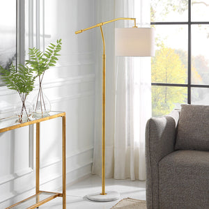 Gold Stem Floor Lamp