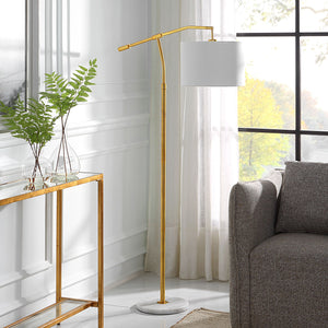 Gold Stem Floor Lamp