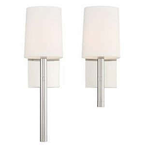 Weston 1 Light Polished Nickel Wall Mount