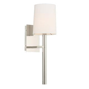 Weston 1 Light Polished Nickel Wall Mount