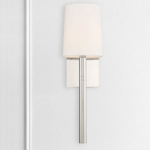 Weston 1 Light Polished Nickel Wall Mount