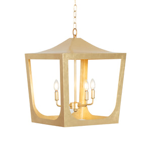 Wimble Lantern Chandelier in Gold