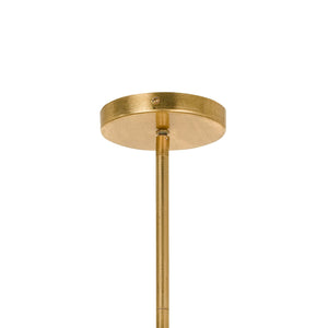 Winham 6 Light Antique Gold Crystal Chandelier