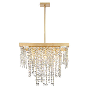 Winham 8 Light Antique Gold Chandelier