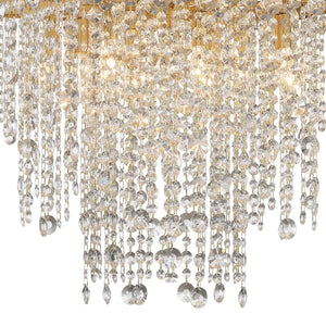 Winham 8 Light Antique Gold Chandelier