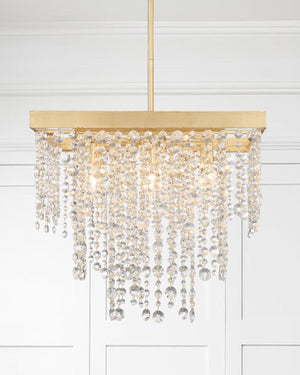 Winham 8 Light Antique Gold Chandelier