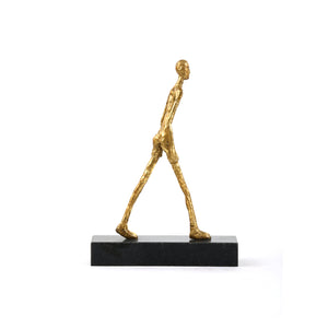 Gold Statue | Walking Man Collection | Villa & House