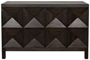 Quadrant 2 Door Sideboard - Ebony Walnut