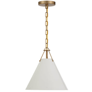 Xavier 1 Light Vibrant Gold Pendant