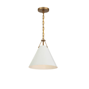Xavier 1 Light Vibrant Gold Pendant