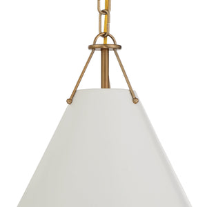 Xavier 1 Light Vibrant Gold Pendant
