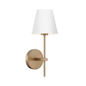Xavier 1 Light Vibrant Gold Wall Mount