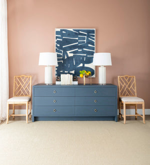 Chinoiserie Oak Side Chair — Natural | Hampton Collection | Villa & House