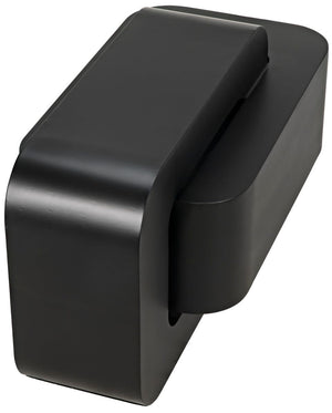 Nodum Accent Table - Black Metal