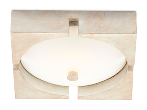 Kika Flush Mount - Champagene/Milky Glass