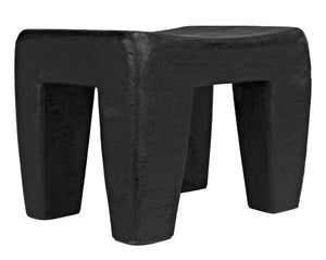 Sumo Stool, Black Burnt