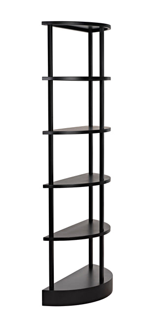Spago Bookcase, Black Metal