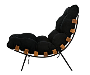 Hanzo Chair with Metal Legs, Teak
