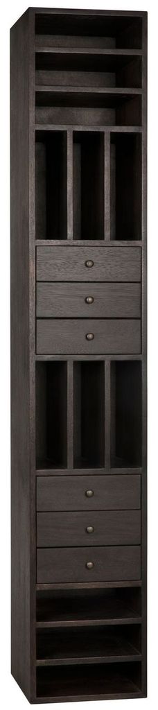 Tubula Bookcase - Ebony Walnut