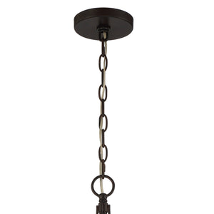 Zucca 6 Light English Bronze & Antique Gold Lantern