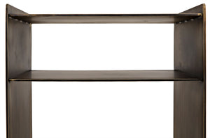 Cyrus Side Table, Aged Brass