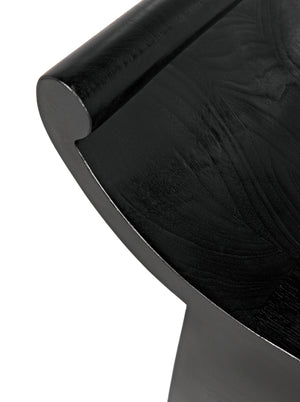 Wey Side Table, Charcoal Black