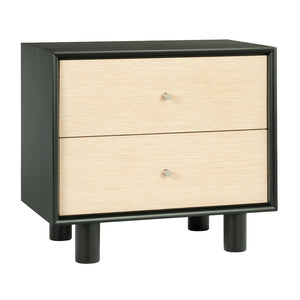 Zoe Two Drawer Nightstand with Veneer