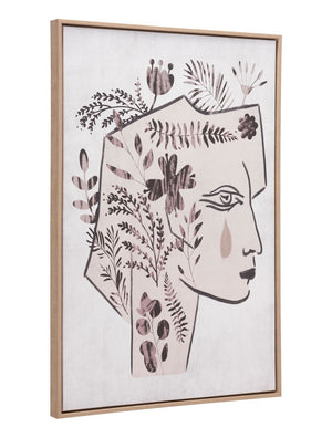 Mujer Canvas Wall Art Multicolor