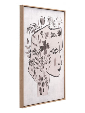 Mujer Canvas Wall Art Multicolor