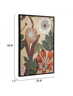 Park and Rec Canvas Wall Art Multicolor