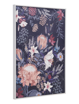 Garden Colors Canvas Wall Art Multicolor