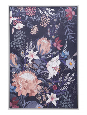 Garden Colors Canvas Wall Art Multicolor