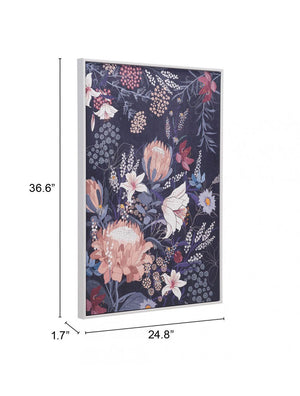 Garden Colors Canvas Wall Art Multicolor