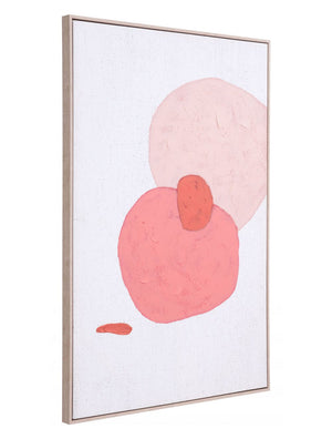 Pink Geode Canvas Wall Art