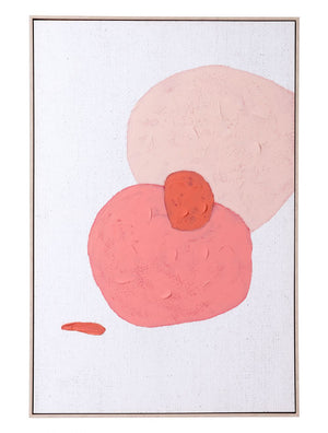 Pink Geode Canvas Wall Art