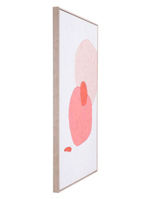 Pink Geode Canvas Wall Art