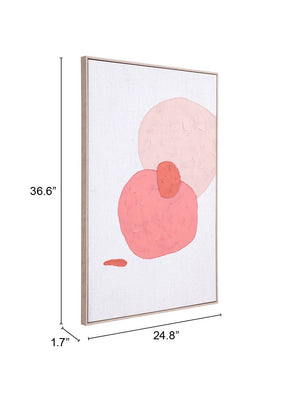 Pink Geode Canvas Wall Art