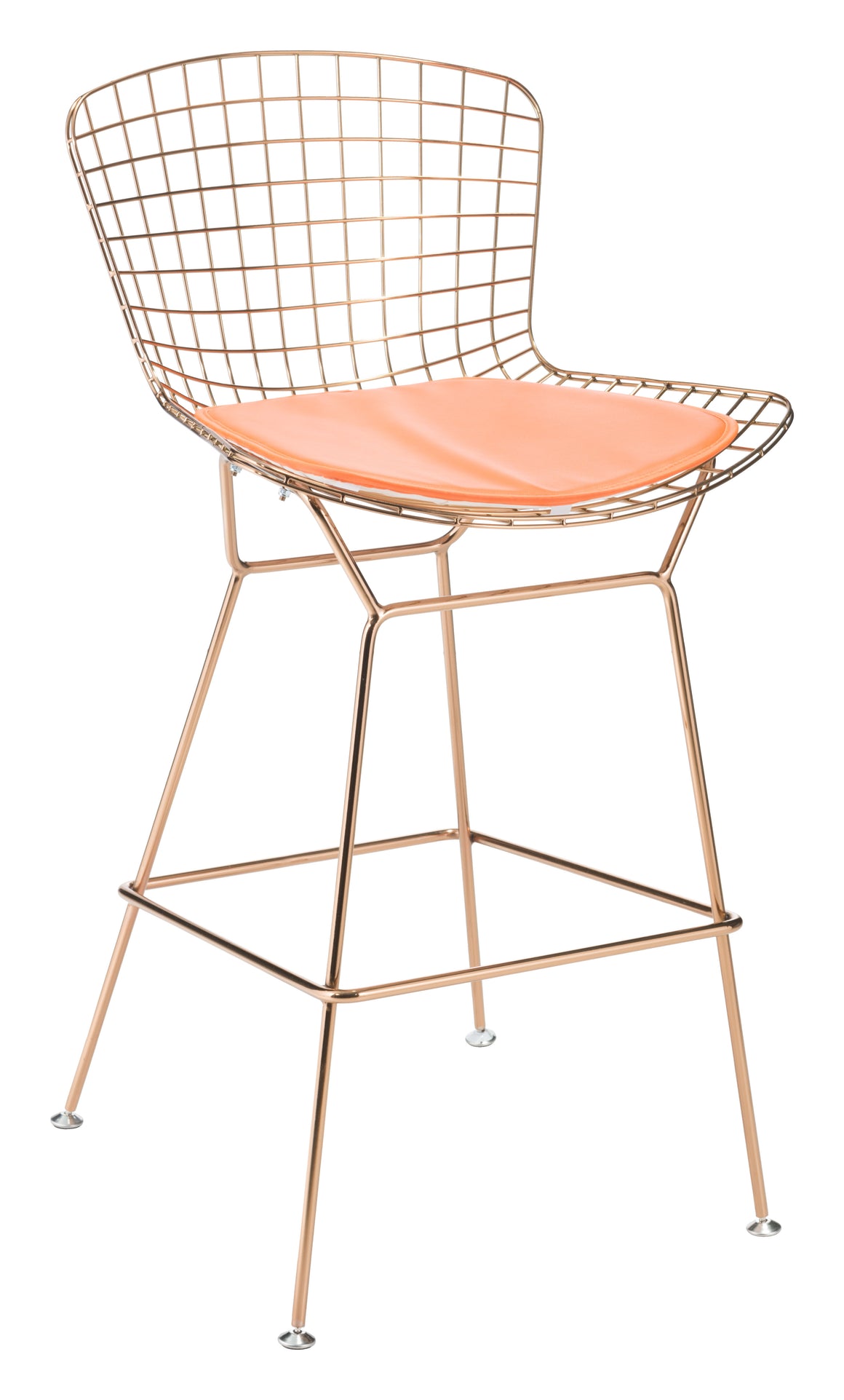 Wire Mesh Cushion- Orange
