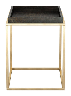 Jahre Side Table Black & Brass