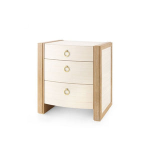 3-Drawer Side Table | Light Natural & Natural | Albert Collection | Villa & House