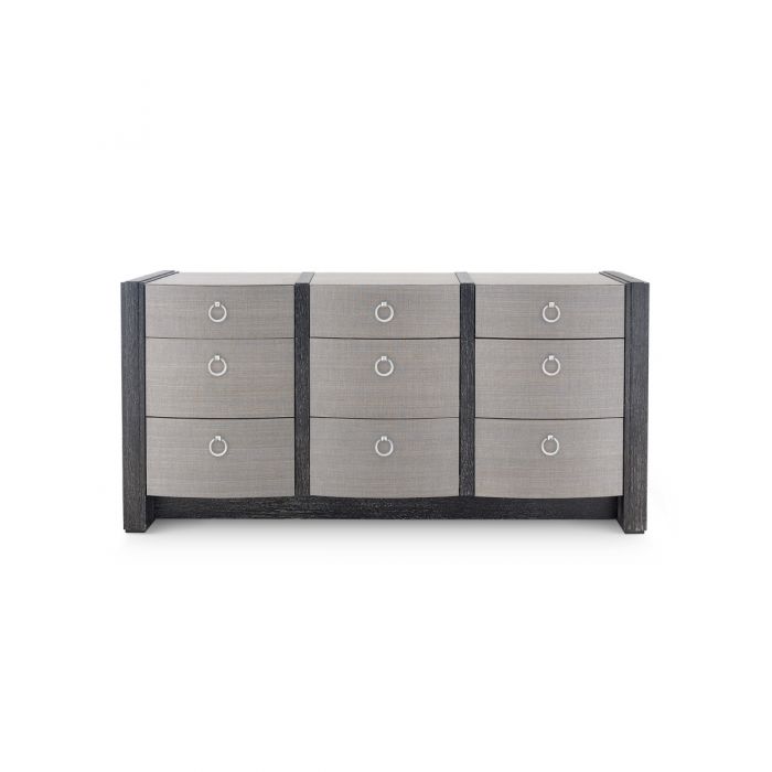 Extra Large 9-Drawer in Ash Gray & Black | Albert Collection | Villa & - Scenario Home Extra Large 9-Drawer in Ash Gray & Black | Albert Collection | Villa & - Scenario Home