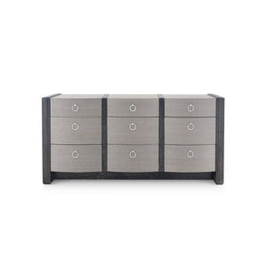 Extra Large 9-Drawer in Ash Gray & Black | Albert Collection | Villa & House