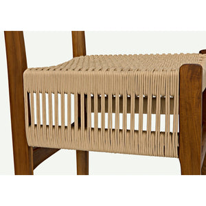 Shagira Chair - Teak with Woven Rope