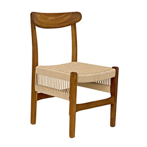 Shagira Chair - Teak with Woven Rope
