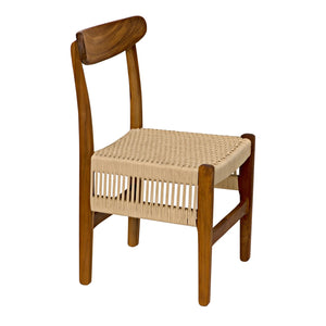 Shagira Chair - Teak with Woven Rope