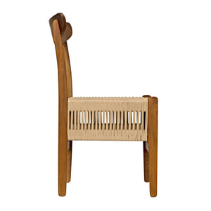 Shagira Chair - Teak with Woven Rope